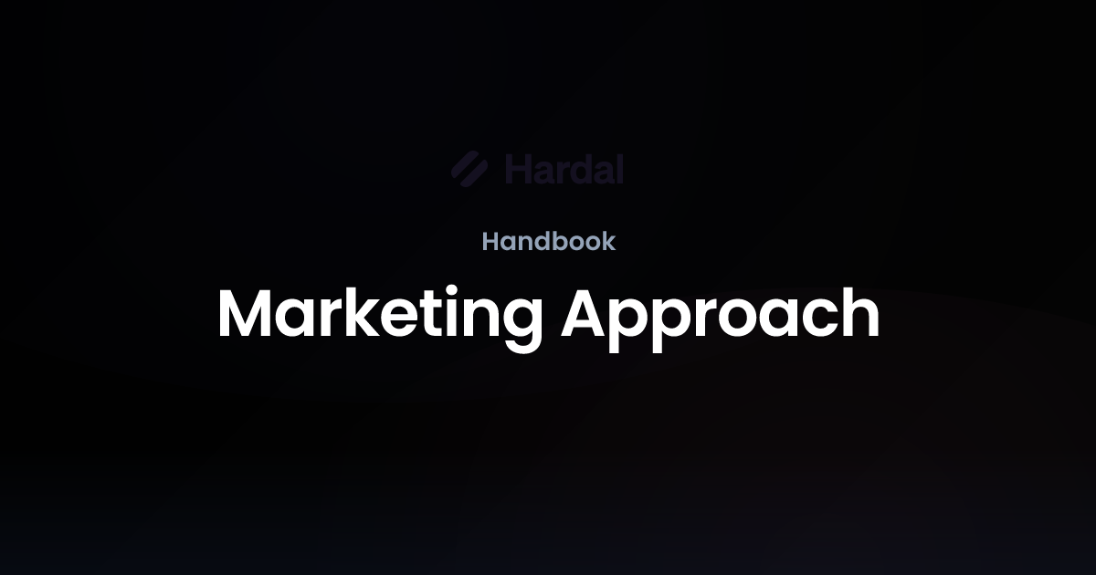 Marketing Approach | Handbook